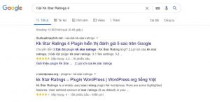 Cài đặt Kk Star Ratings – Plugin đánh giá bài viết 5 sao WordPress